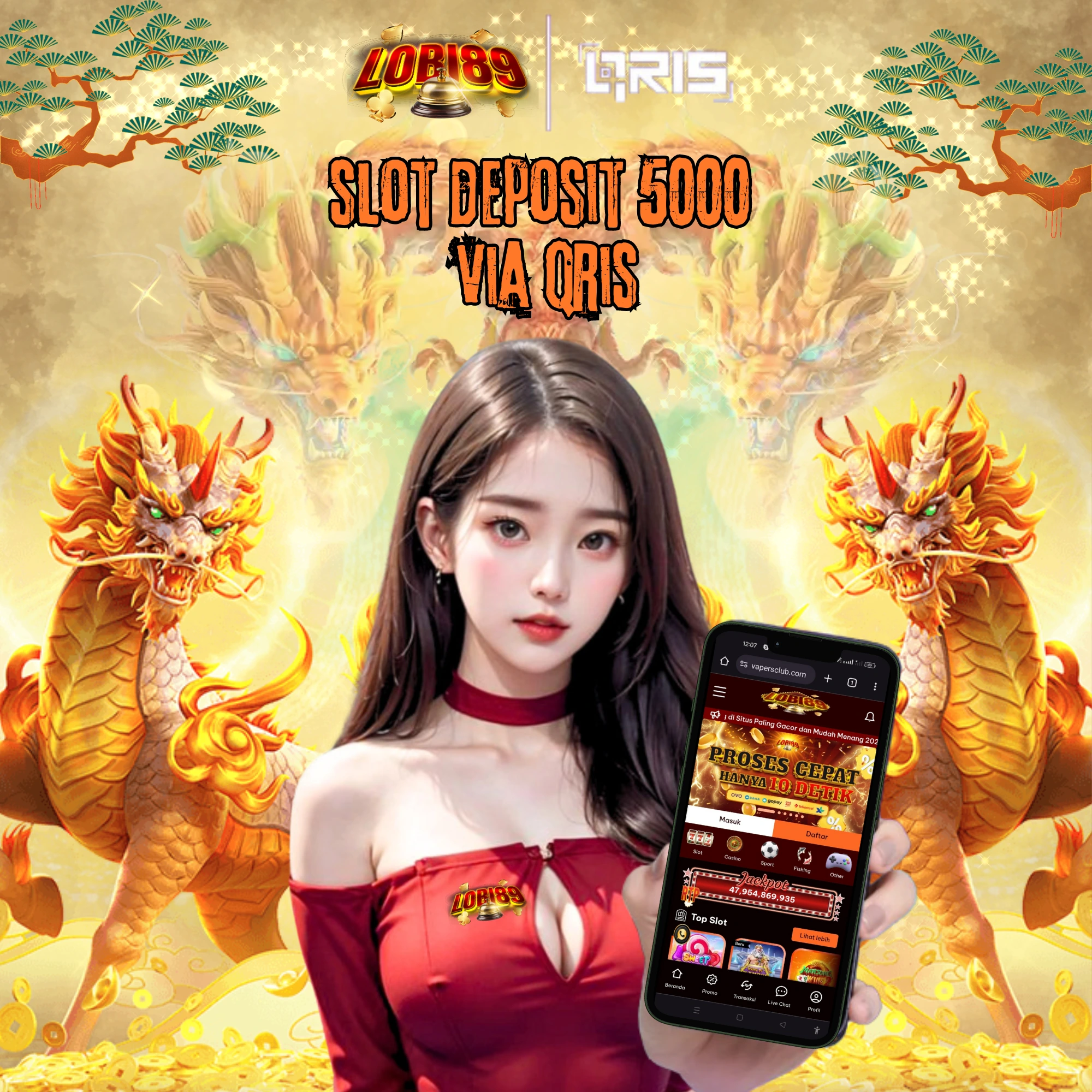 LOBI89 - Slot Deposit 5000 Gacor Maxwin dengan RTP Live Tertinggi Hari Ini